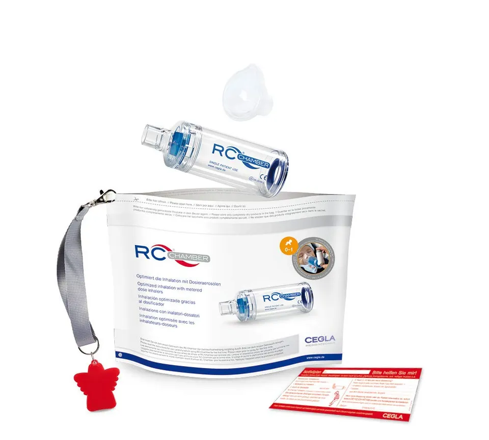 cegla-rc-chamber-inhalierhilfe-mit-maske-f-r-s-uglinge-0-1-jahr image 1