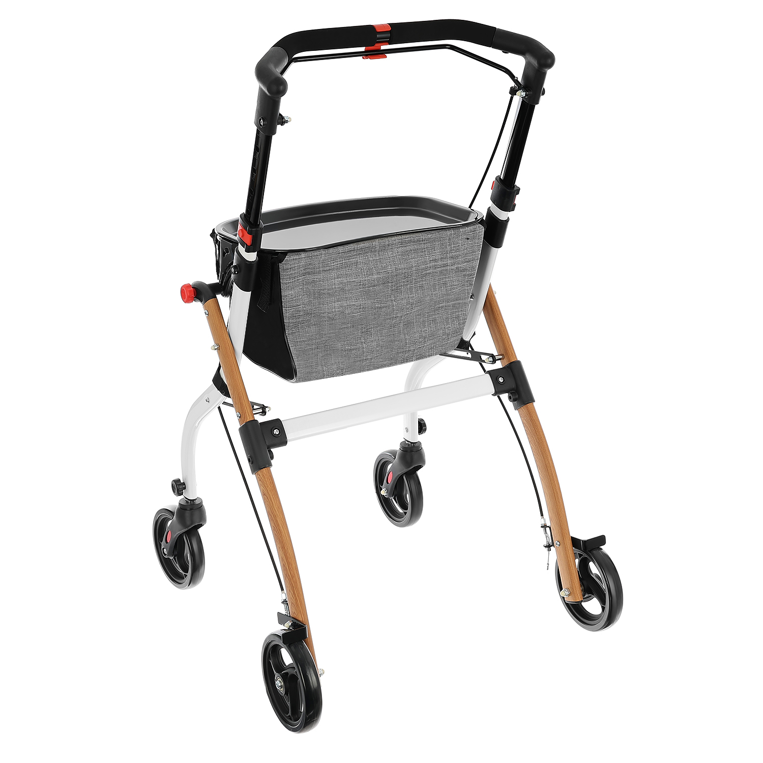 antar-gehwagen-at51040-h-henverstellbar-mit-tablett image 3