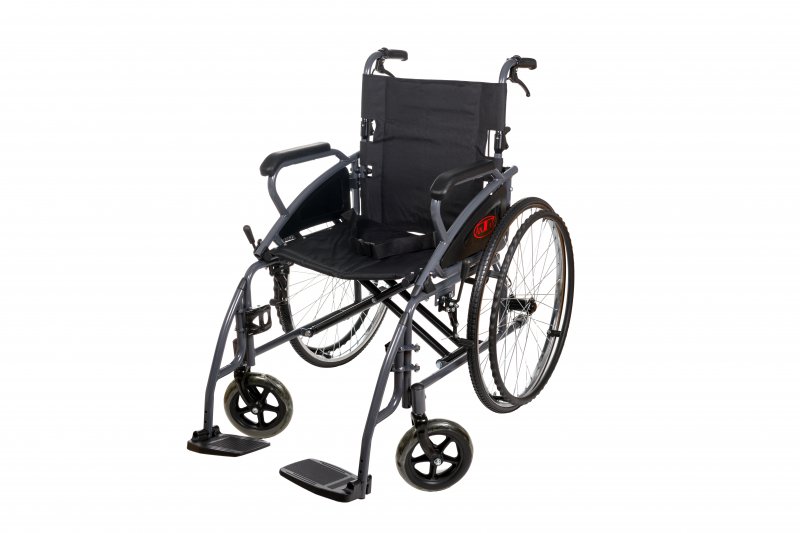 antar-at52307-rollstuhl-stahl-46-cm-mit-sicherheitsgurt image 1