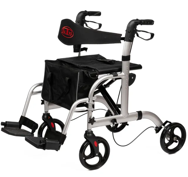 antar-at51005-alu-rollator-4-rad-rollator-mit-sitz-und-r-ckenlehne image 1