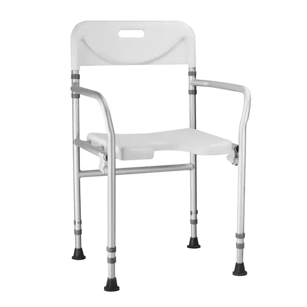 servocare-duschstuhl-faltbar-mit-r-ckenlehne image 1