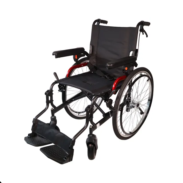 antar-at52306-rollstuhl-aluminium-faltbar-mit-kippschutz image 1