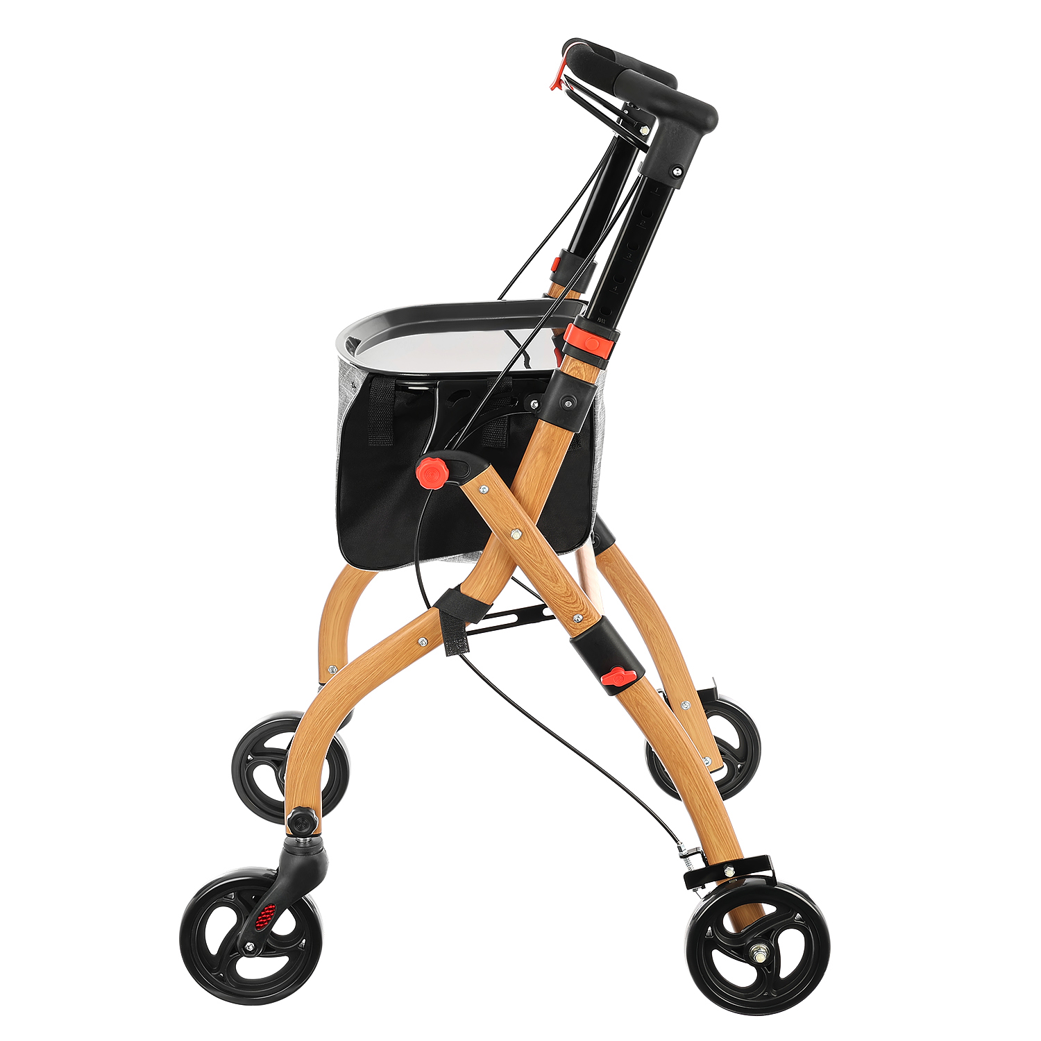 antar-gehwagen-at51040-h-henverstellbar-mit-tablett image 6