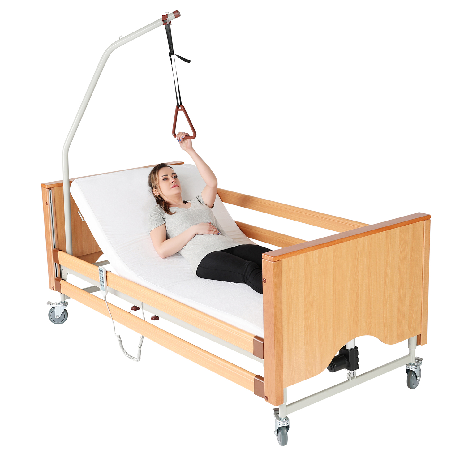 antar-elektrisches-pflegebett-mit-verkleidung image 2