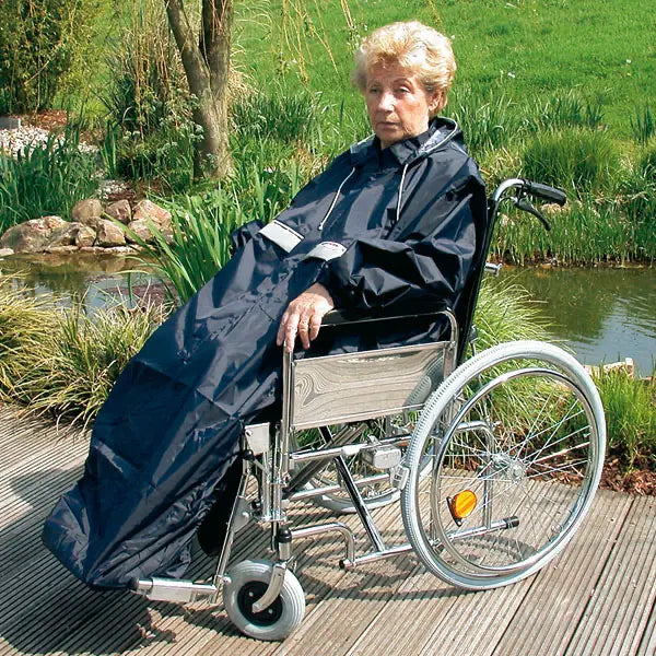 servocare-regencape-f-r-rollstuhl-blau-mit-kapuze-155-cm image 1