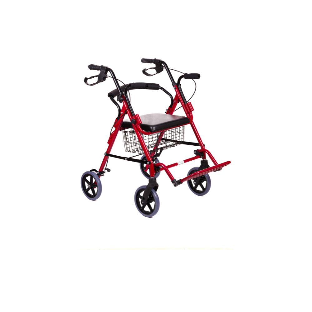 antar-at51018-rollator-vierr-drig-mit-korb-und-sitz image 1