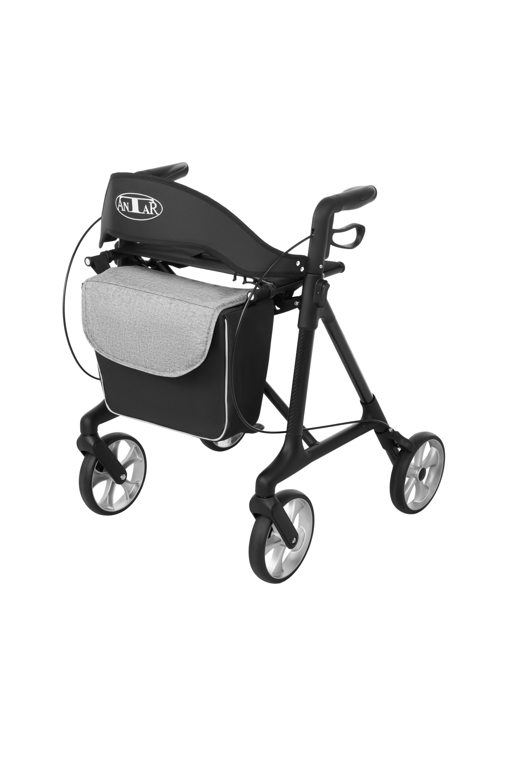antar-at51136-carbon-rollator-4-rad-leichtgewichtsrollator-mit-sitz image 1