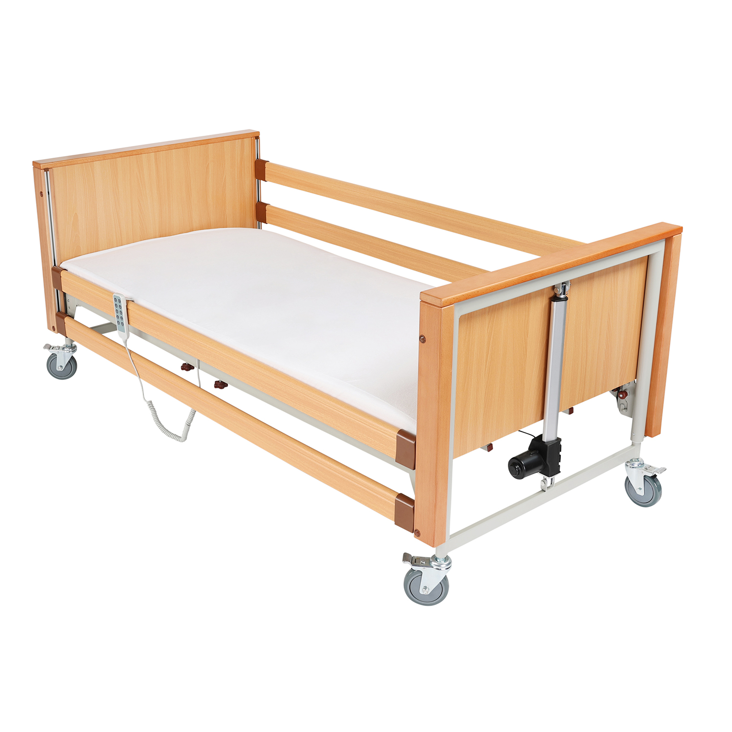 antar-elektrisches-pflegebett-reha-bett-ohne-verkleidung image 2