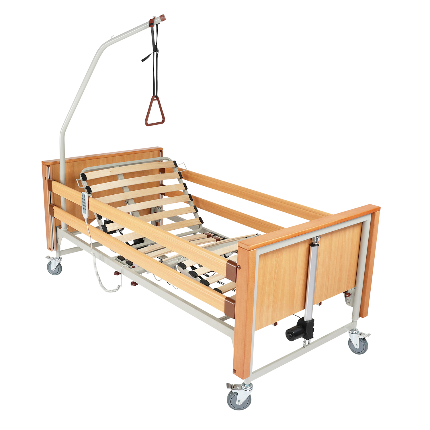 antar-elektrisches-pflegebett-reha-bett-ohne-verkleidung image 1
