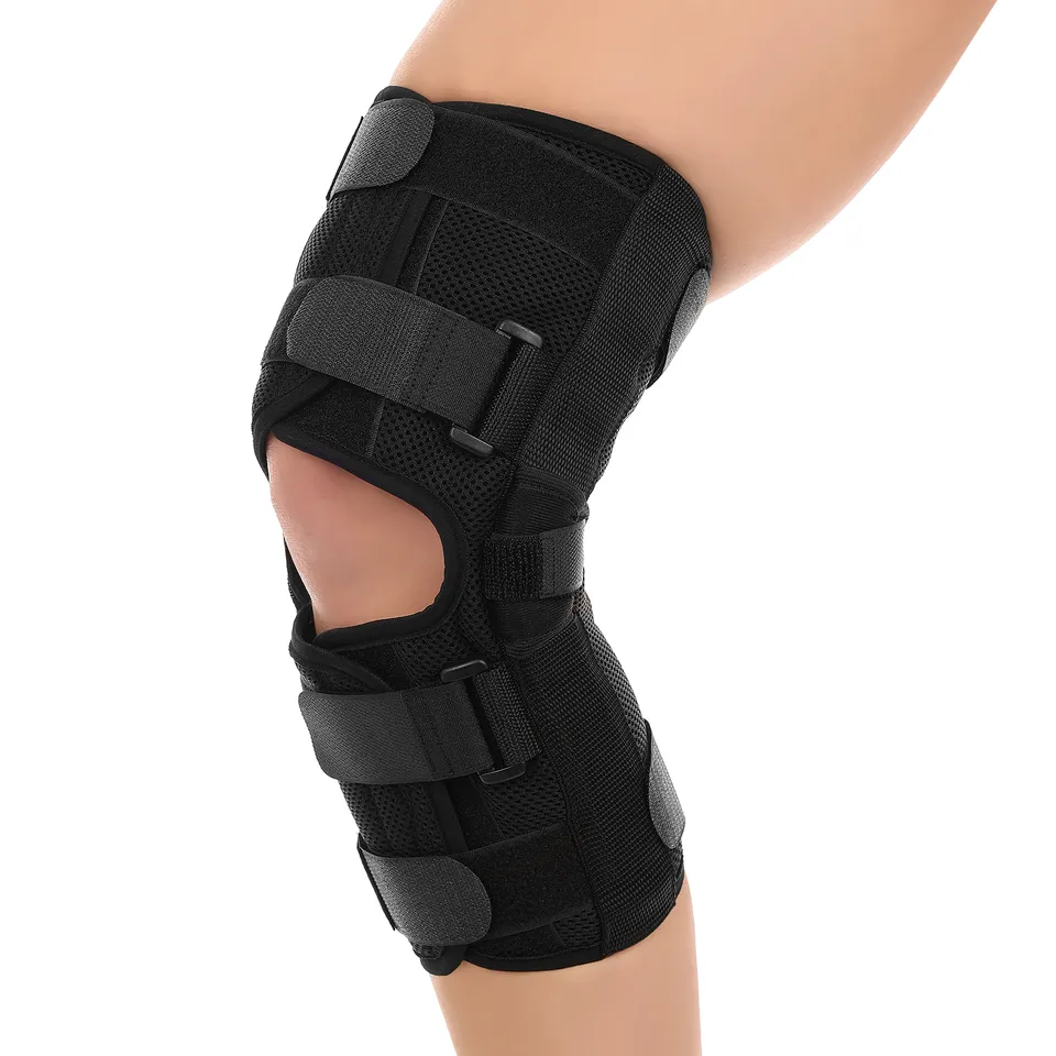 antar-at04103-knieorthese-mit-aluminium-scharnier-und-silikonpelotte image 1