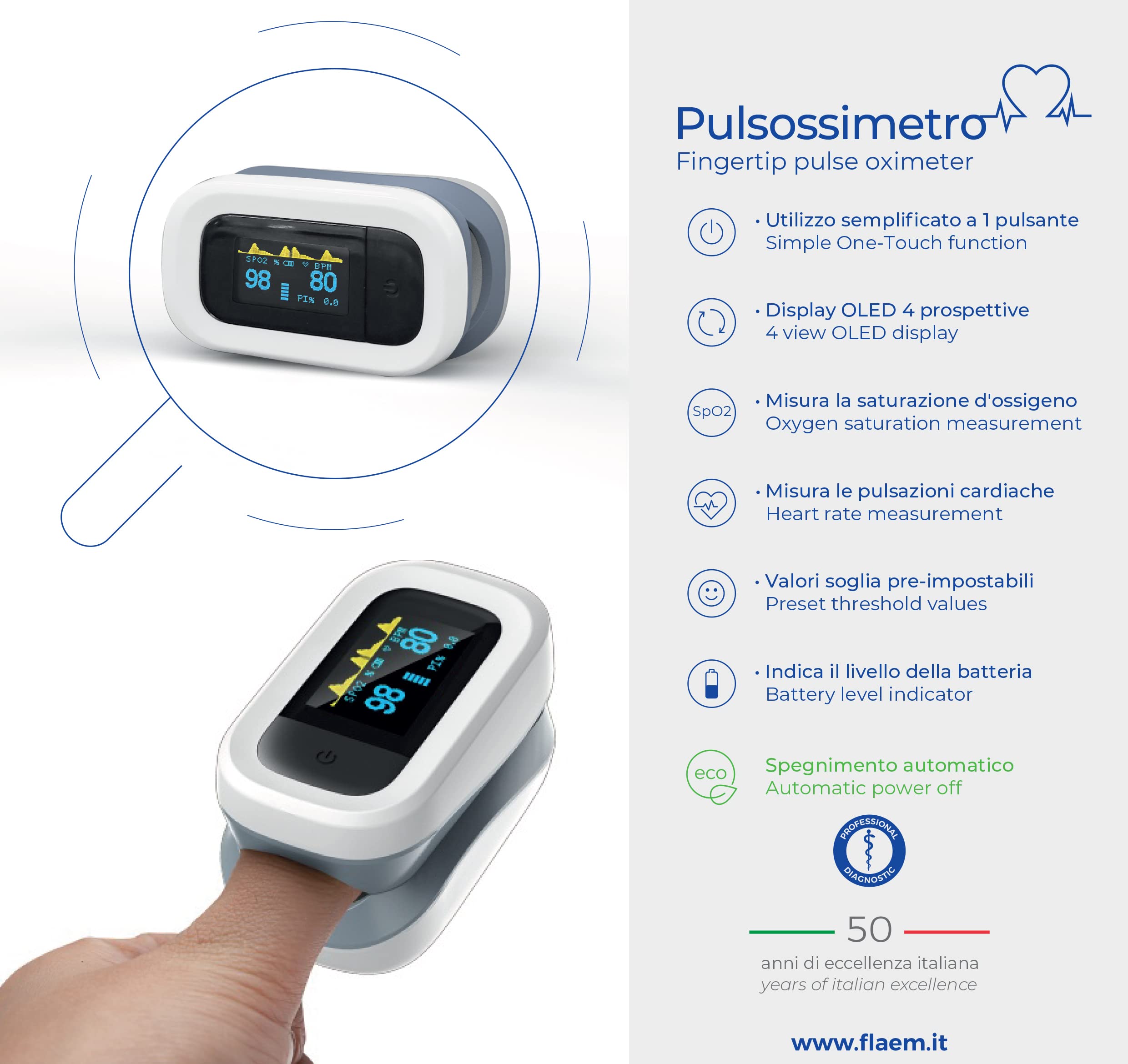 flaem-finger-pulsoximeter-oled-spo2-und-puls image 2