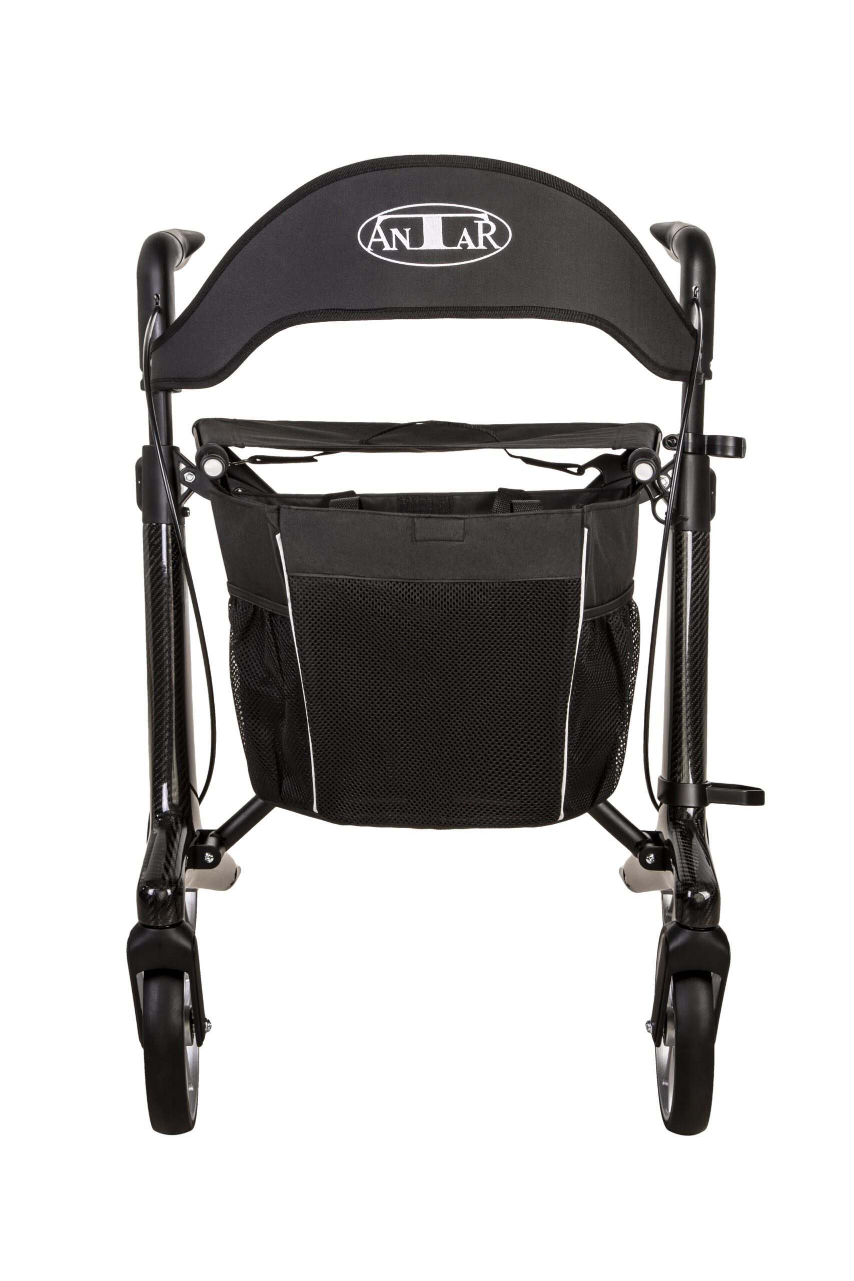 antar-rollator-at51047-carbon-mit-sitz-und-tasche image 2