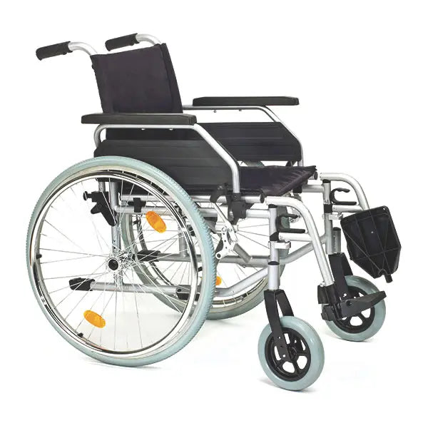 servomobil-rollstuhl-stahl-faltbar-bis-135-kg-belastbar image 1