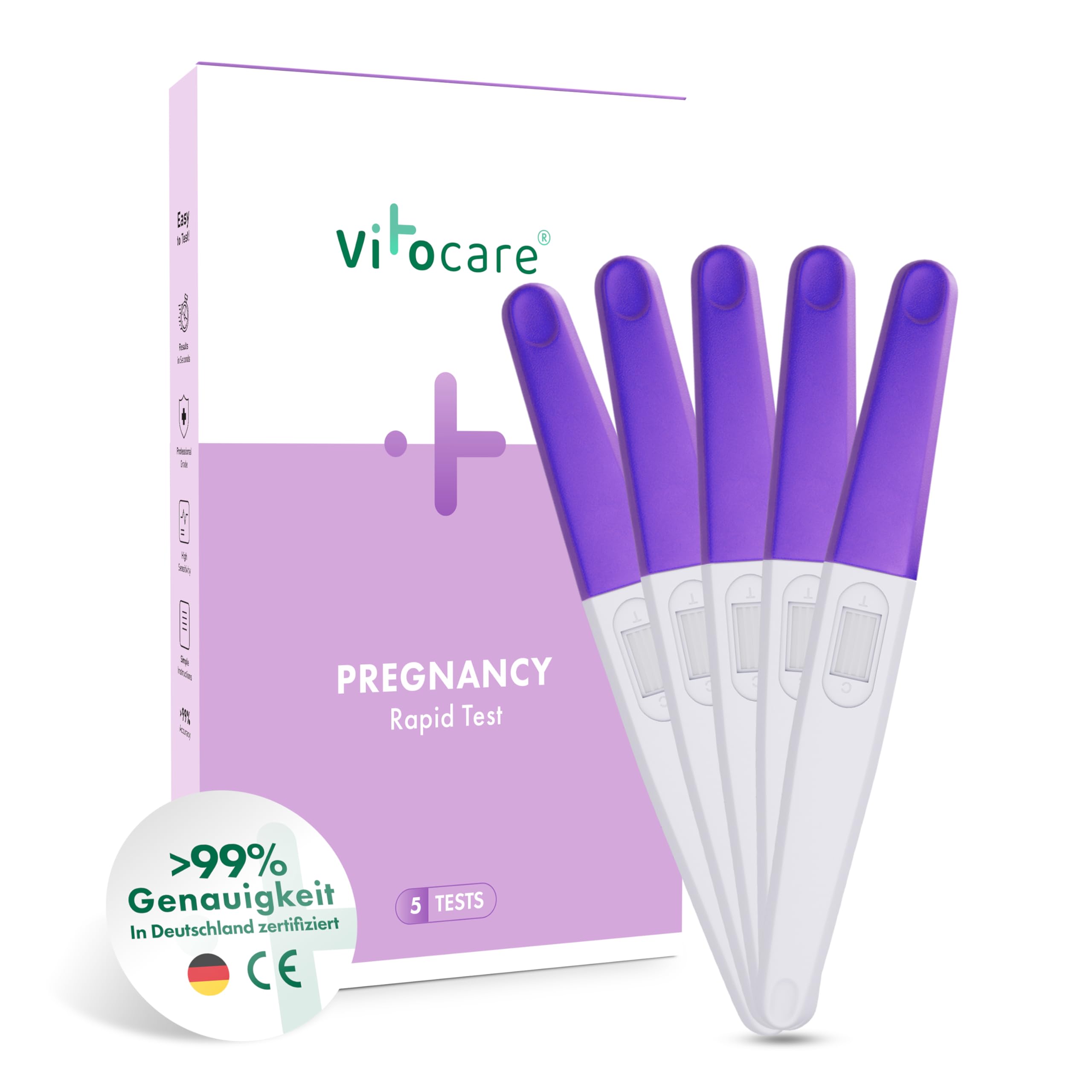 vitocare-schwangerschafts-fr-htest-hcg-teststreifen-5er-pack image 1