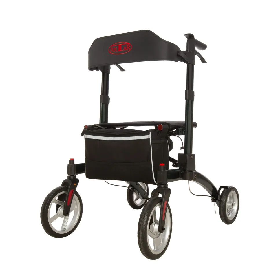 antar-at51052-rollator-aus-aluminium-mit-sitz-und-tasche image 1