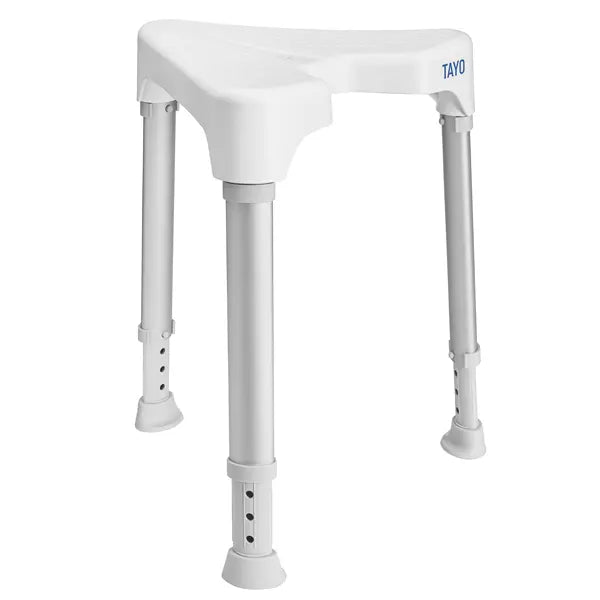 tayo-duschhocker-dreieckig-mit-sattelsitz-bis-130-kg image 1