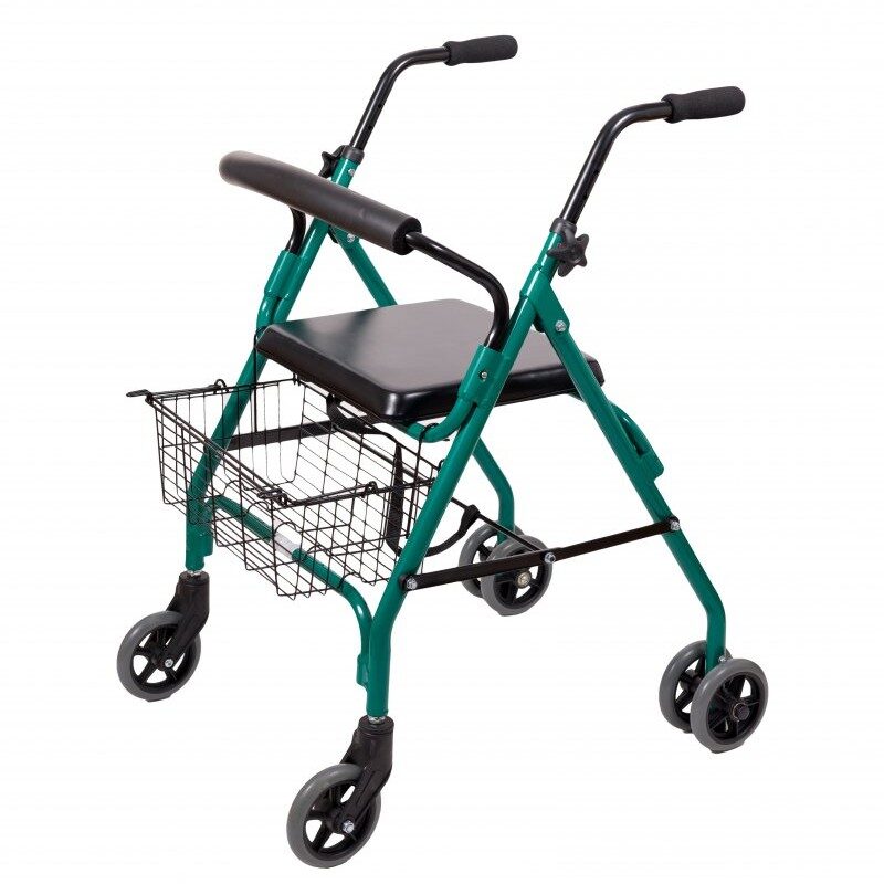 antar-rollator-at51028-aluminium-4-rad-faltbar image 1