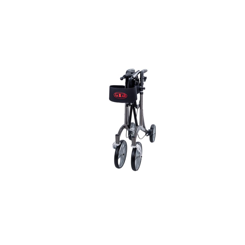 antar-at51037-aluminium-rollator-mit-tasche-sitz-und-bremse-4-r-der-faltbar image 2